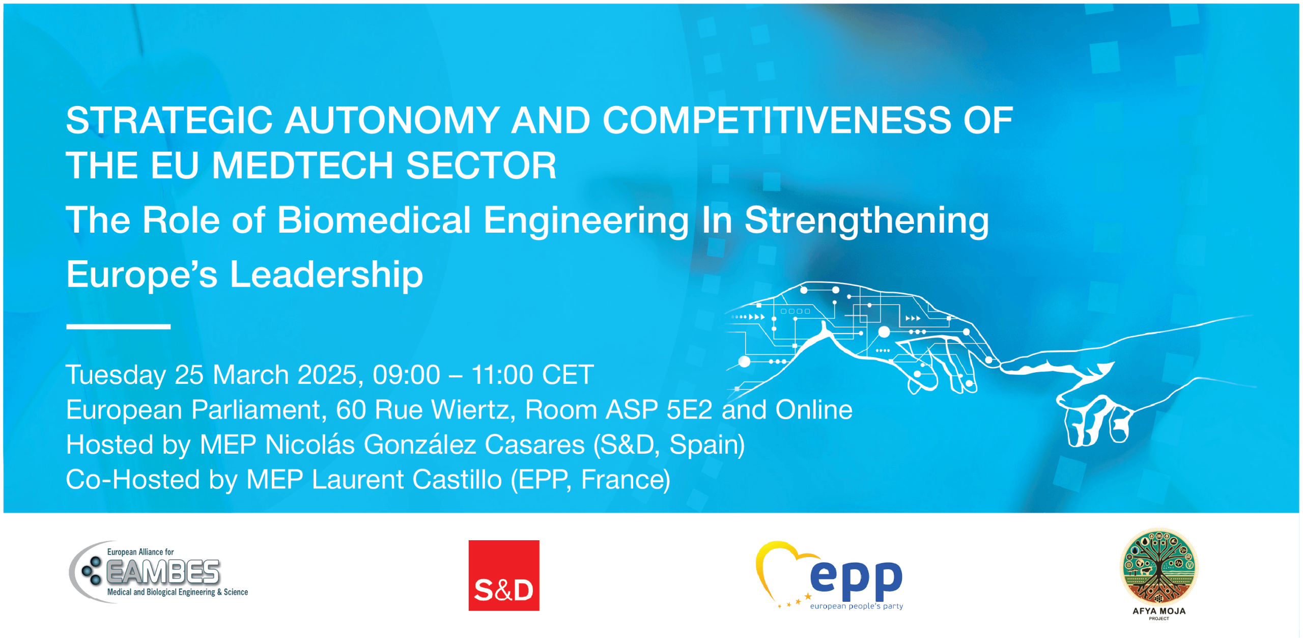 Event_STRATEGIC AUTONOMY AND COMPETITIVENESS OF THE EU MEDTECH SECTOR_25032025_Save the Date